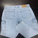 Tommy Jeans ৬ পকেট বেগি লাইট ওয়াশ ডেনিম প্যান্ট | স্টাইলিশ কার্গো লুক - Image 2